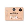 black ink-less print kit (flat)